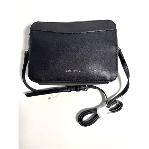 Nine West Calandra Mini Camera Crossbody Black New - Picture 4 of 8